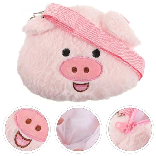 MUCKLILY Mädchen Schultertasche Kleine Umhängetasche Tragbare Handytasche Crossbody Bag Süßes Schwein Design Leicht und Strapazierfähig Für Smartphone Kosmetik Schlüssel von MUCKLILY