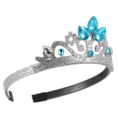 MUCKLILY Mädchenkrone Haarband Glänzende Tiara Kopfschmuck für Partys Geburtstagsfeiern Hochzeiten Kinderfeste aus Hochwertigem Material Leicht und Langlebig Besondere von MUCKLILY