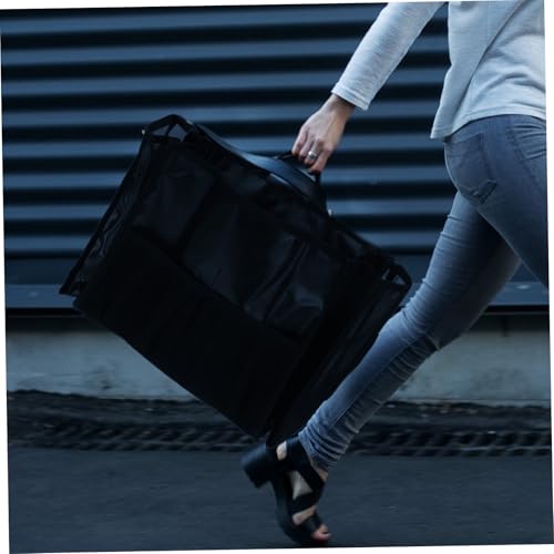 MUCKLILY Make up Pinsel Organizer Tasche Strapazierfähig Große Kapazität Kosmetiktasche für Make up Künstler Praktische Aufbewahrungstasche für Lippenstift Foundation Zubehör von MUCKLILY