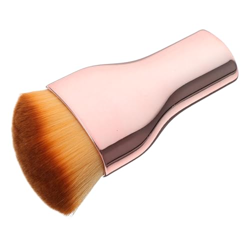 MUCKLILY Makeup Foundation Pinsel Rosegold Kleine Leichte Foundation Brush für Flüssige und Cremige Make up Tragbar Präzise Blending Pinsel für Frauen Eleganter Kosmetikpinsel von MUCKLILY