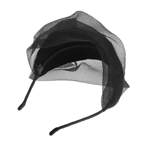 MUCKLILY Netz-stirnband Für Hochzeiten Haar-accessoire Für Partys Fascinator-haarreif Blumenstirnband Für Braut Elegant Atmungsaktiv Einfach Zu Tragen Geeignet Für Haartypen von MUCKLILY