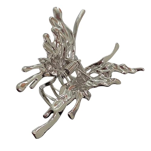 MUCKLILY Metall Haarklammer Schmetterling Design Dünner Haarclip für Haartypen Eleganter Haarspangen griff Langlebig und Einfach zu Verwenden Modisches Accessoire für Damen und Mädchen von MUCKLILY
