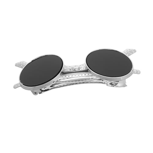 MUCKLILY Metall Haarklammer mit Schwarzer Sonnenbrillen dekoration Robuster Federnder Alligatorclip Langlebig Kompakt Stilvoll für Frauen und Mädchen Einzigartiger Vintage MUCKLILY Metall Haarklammer mit Schwarzer Sonnenbrillen dekoration Robuster Federnder Alligatorclip Langlebig Kompakt Stilvoll für Frauen und Mädchen Einzigartiger Vintage von MUCKLILY