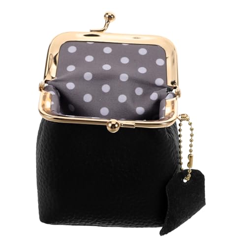 MUCKLILY Mini-Lippenstift-Aufbewahrungstasche Mini-geldbörse Für Damen Münzgeldbörse Aus Schloss-geldbörse Praktisch Für Reisen Büro Und Verabredungen Schlichtes Design Für von MUCKLILY