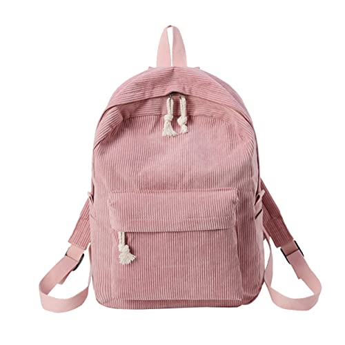 MUCKLILY Modischer Cord Rucksack für Damen Multifunktionale Umhängetasche für Studenten Büroangestellte Großer Stauraum von MUCKLILY