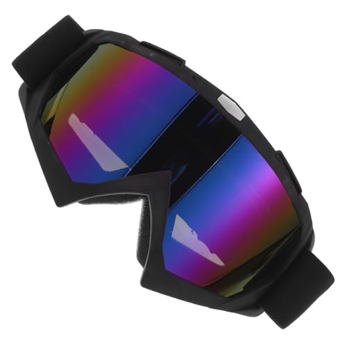 MUCKLILY Motorradbrille für Herren Offroad Mountainbike Wind Sanddicht mit Klarem Sichtfeld Weichem Nasenpad und Komfortablem Kopfband für Schutz bei Motorradfahrten von MUCKLILY