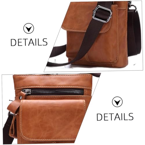 MUCKLILY Multi Funktionale Herren Umhängetasche mit Abnehmbarem Schultergurt Große Kapazität Vielseitige Aufbewahrung Stylische Bauchtasche für Freizeit Arbeit Reisen und Outdoor von MUCKLILY