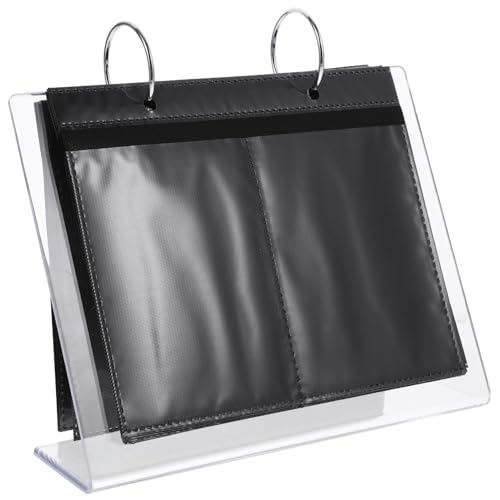 MUCKLILY Nail Sticker Storage Holder Organizer Buch Stabiles Nagelaufkleber Album zum Schutz und Transport Leichtes Design für Nagelkunst und DIY Nail Art Zuhause für Nagelkunstliebhaber von MUCKLILY