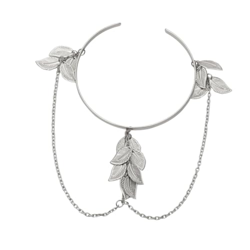 MUCKLILY Oberarm Armreif Damen Verstellbar Offen Glänzend Geometrisch Baumblatt Tassel Manschette Armschmuck für Hochzeit Party Festival MUCKLILY Oberarm Armreif Damen Verstellbar Offen Glänzend Geometrisch Baumblatt Tassel Manschette Armschmuck für Hochzeit Party Festival von MUCKLILY