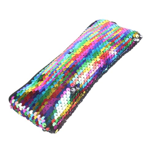 MUCKLILY Kleine Paillettentasche für Damen Reißverschlusstasche Glitzernde Kosmetiktasche Vielseitige Make Up Aufbewahrung für Handtasche für Elektronik und Toilettenartikel von MUCKLILY