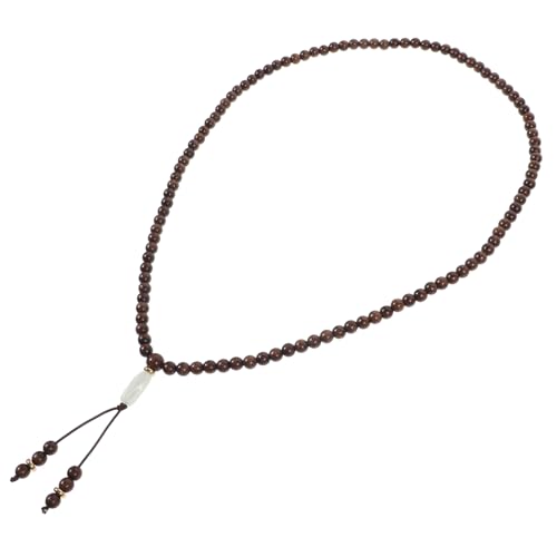 MUCKLILY Perlen Sandelholz Armband Damen Herren Holzperlen Gebetskette Kette Meditation Schmuck Unisex von MUCKLILY