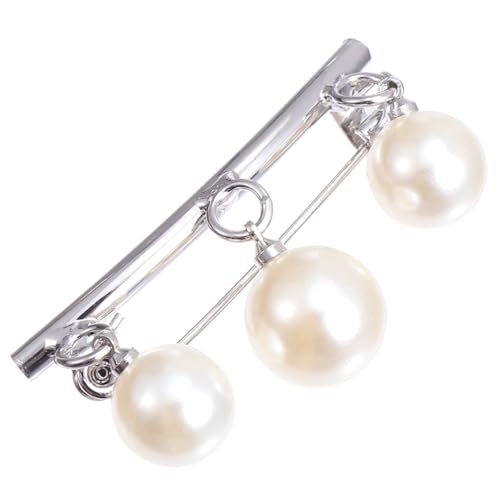 MUCKLILY Perlen Waist Buckle Brosche aus Dekorative Verstellbare Anstecknadel für Kleider Hosen Strickjacken Langlebig Modisches Schmuckaccessoire für Damen und Formelle Anlässe von MUCKLILY