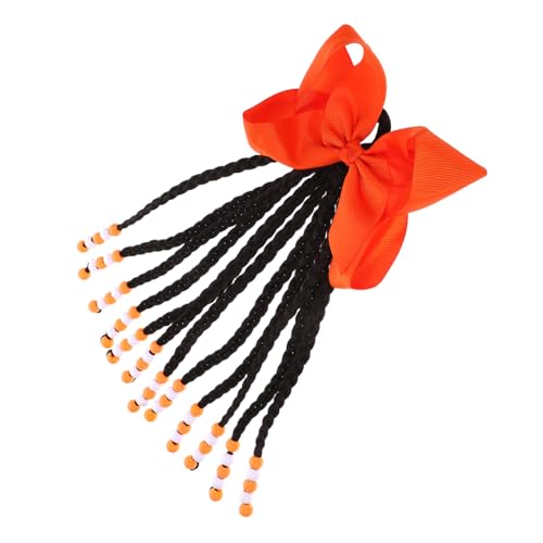 MUCKLILY Pferdeschwanz Haarverlängerung mit Schleife Geflochtenes Haarteil Leichtes Haarschmuck accessoire für Mädchen Modische Geflochtene Haarverlängerung von MUCKLILY