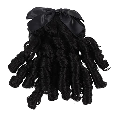 MUCKLILY Pferdeschwanz-haarverlängerung Für Frauen Lockige Synthetik-perücke Mit Haarteil Leicht Und Natürlich Einfache Anwendung Mit Einsatzkamm Für Alltagslooks Und Besondere von MUCKLILY