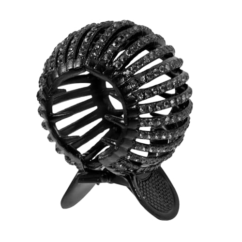 MUCKLILY Pferdeschwanz mit Strass Große Haarklammer für Dickes Haar Rutschfeste Haarspange für Damen Haaraccessoire für und Mädchen von MUCKLILY
