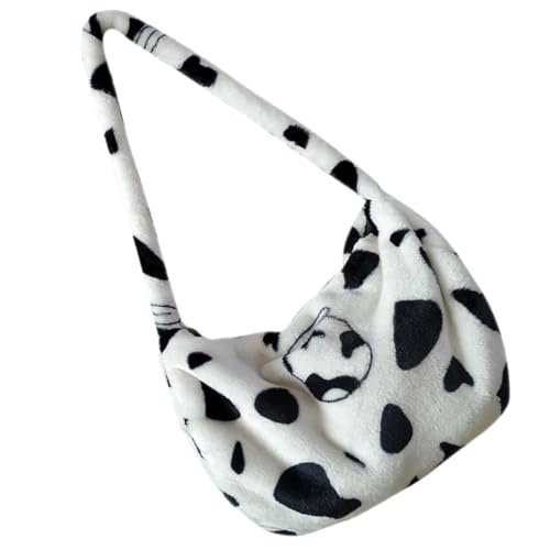 MUCKLILY Plüsch Umhängetasche Damen Kuscheliger Kuh motiv Crossbody Bag Schultertasche Vielseitig Tragbar Geschenk für Freundin Mutter Tochter MUCKLILY Plüsch Umhängetasche Damen Kuscheliger Kuh motiv Crossbody Bag Schultertasche Vielseitig Tragbar Geschenk für Freundin Mutter Tochter von MUCKLILY