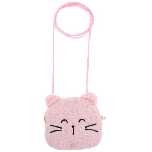 MUCKLILY Plüsch Umhängetasche Kuscheliges Tiermotiv Mädchen Crossbody Bag Kleine Schultertasche Leicht und Angenehm Tragbar für Kleinkinder Geschenk von MUCKLILY