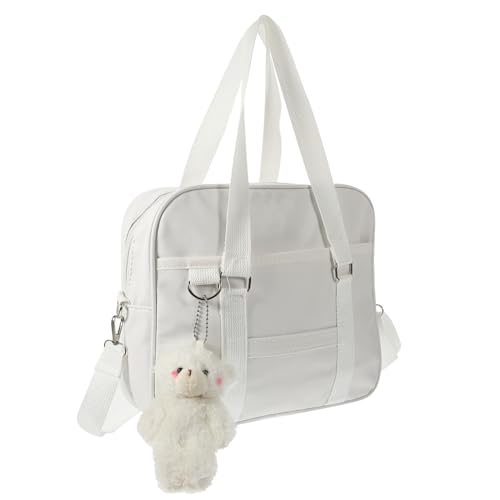 MUCKLILY Portable Damen Umhängetasche PU Messenger Bag mit Kreativem Design und Verstellbarem Schultergurt Weiche Mädchen Crossbody Tasche als und Alltagstasche von MUCKLILY