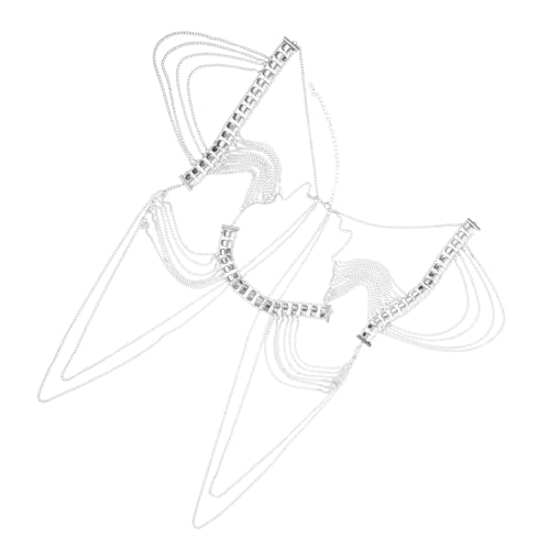 MUCKLILY Schulterkette Mit Quaste Aus Legierung Als Körperschmuck Für Damen Modeaccessoires Für Party Strand Festival Und Andere Anlässe von MUCKLILY