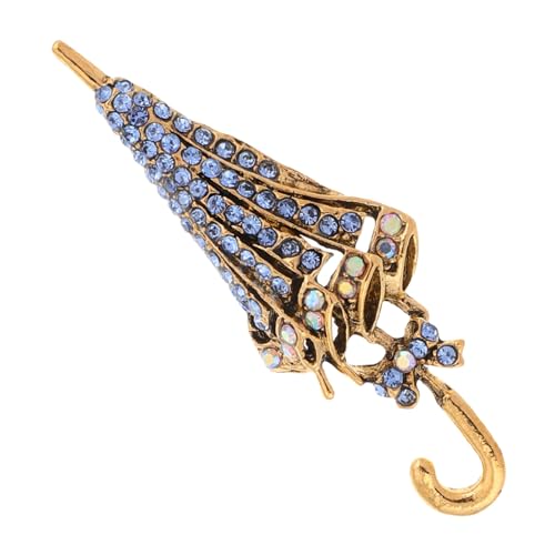 MUCKLILY Regenschirm Brosche Für Kleidung Damen Hutanstecknadel Kleidungsabzeichen Broschen Für Baskenmützen Mantelnadel Kleidungsanstecknadel Kleidungsbroschennadel von MUCKLILY