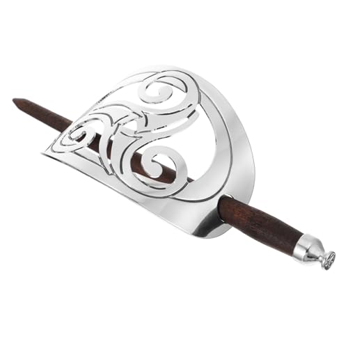 MUCKLILY Retro Haarnadel Damen Geometrischer Haarstab Hochglanz Metall Haarschmuck Chinesischer Stil Retro Headdress Für Alltag Party Und Fotoshooting von MUCKLILY