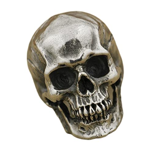 MUCKLILY Totenkopf Ring Geschnitztes Design Halloween Ring Langlebiges Legierungsmaterial Schmuck Zubehör Für Persönlichkeit von MUCKLILY