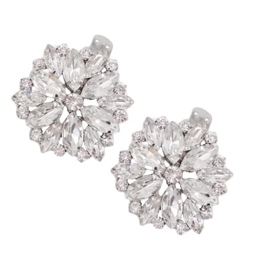 MUCKLILY Rhinestone Schuhclips Strass Schuhschnallen Abnehmbare Dekoration für Damen Hochzeit Party Pumps Sandalen Flats Boots Zubehör von MUCKLILY