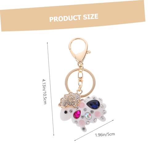 MUCKLILY Robuster Schaf anhänger Schlüsselanhänger Langlebig Korrosionsbeständig DIY Schmuck Charms Geschenk für Auto Taschen Dekoration von MUCKLILY