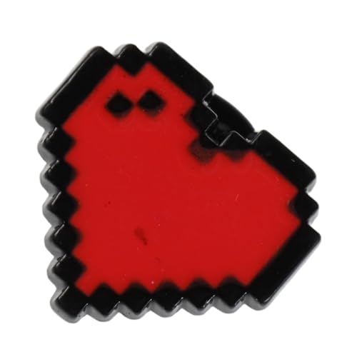 MUCKLILY Rote Herzbrosche Anstecknadel Valentinstag Liebe Brosche Accessoire für Kleidung Taschen Hüte Damen Schmuck für Hochzeit Party Alltag Vielseitig Tragbar Modisches Outfit badge von MUCKLILY