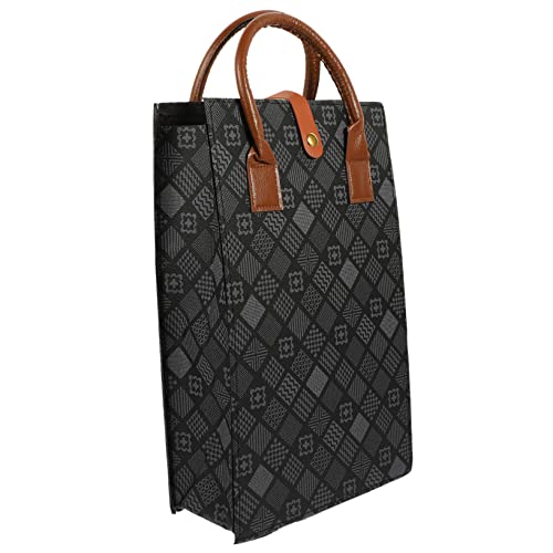 MUCKLILY Rotweinverpackungstasche aus PU Geschenkverpackung für Flaschen Wiederverwendbar Leicht und Langlebig für Besondere Anlässe und Stilvolle von MUCKLILY