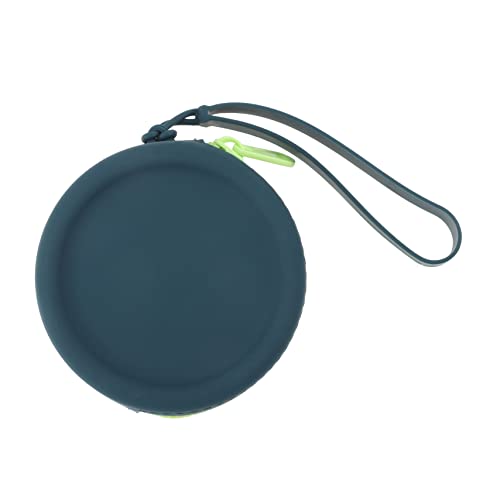 MUCKLILY Silikon Münzgeldbörse Kleiner Rund Geldbeutel für Erwachsene und Kinder Reißverschluss Leicht und Robust für Schlüssel Münzen und Kabel Handtasche Rucksack von MUCKLILY