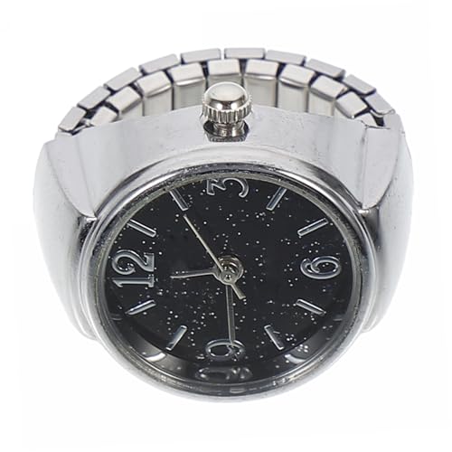 MUCKLILY Quarz-fingeruhr Mit Verstellbarem Ring Digitalskala Für Damen Und Herren Zinklegierung Für Langlebigkeit Lässiges Und Modisches Design von MUCKLILY