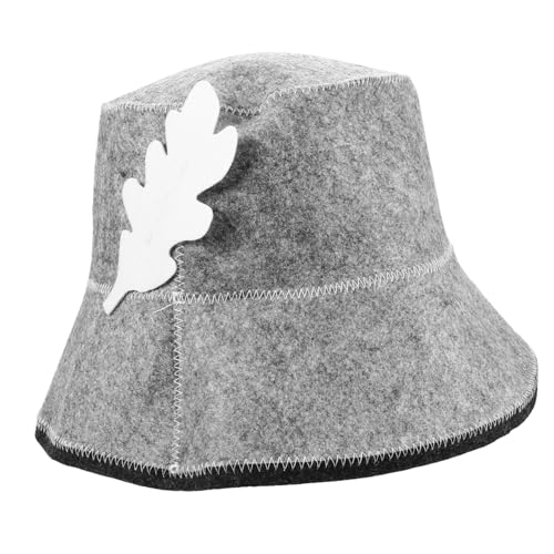 MUCKLILY Filz Saunahut Für Herren Damen Sauna Duschhaube Badehut Aus Filz Sauna-hut Dampfbad-hut von MUCKLILY