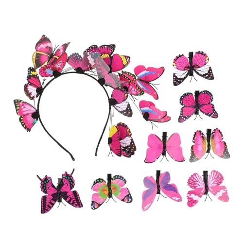 MUCKLILY Schmetterling Haarreif und Haarspangen Set mit Schmetterlingen Leichtes Damen Haarschmuck set für Alltag Party Hochzeit Komfortabel und Modisch als Geschenk MUCKLILY Schmetterling Haarreif und Haarspangen Set mit Schmetterlingen Leichtes Damen Haarschmuck set für Alltag Party Hochzeit Komfortabel und Modisch als Geschenk von MUCKLILY