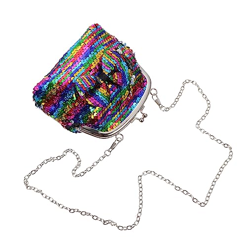 MUCKLILY Schöne Umhängetasche Für Tragbare Aufbewahrungstasche Mit Bowknot Design Glänzende Tasche Reißfeste Und Robuste Schultertasche Für Alltagsgebrauch von MUCKLILY