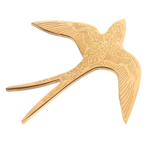 MUCKLILY Schwalbenbrosche Aus Titanstahl Für Damen Leicht Und Robust Als Accessoire Für Schals Jacken Und Kleider Vogeldekoration Für Jahreszeiten von MUCKLILY
