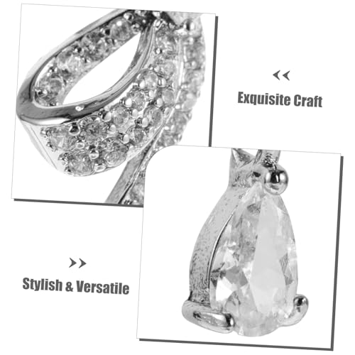 MUCKLILY Silberohrringe Damen Stecker mit Schleifen Design Funkelnden Zirkonia und Quasten Leichte Exklusive Statement Ohrringe für Damen Vielseitig für Party und Alltag Geeignet von MUCKLILY