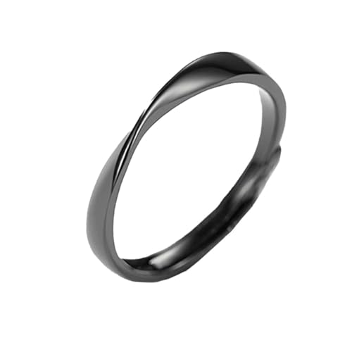 MUCKLILY Silberring Kreatives Offenes Design für Eleganter Fingerring für Valentinstag oder Besondere Anlässe Stilvoller Schmuck von MUCKLILY