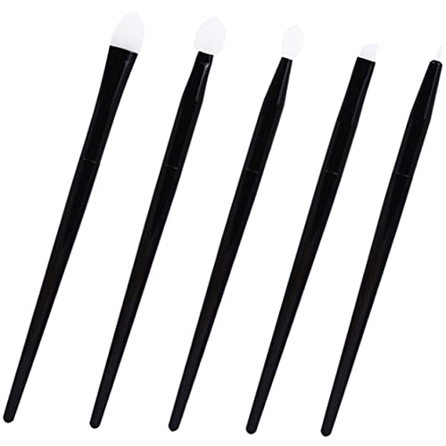 MUCKLILY Silicon Pinselset Für Make-up Mit Applikatoren Für Lippenstift Eyeliner Augenbrauen Und Lidschatten Langlebig Tragbar Und Stylisch von MUCKLILY
