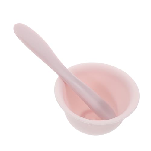 MUCKLILY Silikon Gesichtsmaske Rührschüssel Set mit Spatel und Messlöffel Weiches Hautfreundliches DIY Mischwerkzeug für Masken und Hautpflege Tragbar für Zuhause und Wiederverwendbar von MUCKLILY