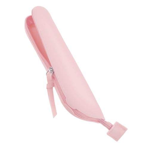 MUCKLILY Silikon Make up Pinsel Aufbewahrungstasche mit Reißverschluss Leichter und Kompakter Kosmetikpinsel Organizer für Reisen Weicher Platzsparender Kosmetik Pinselhalter für Frauen von MUCKLILY
