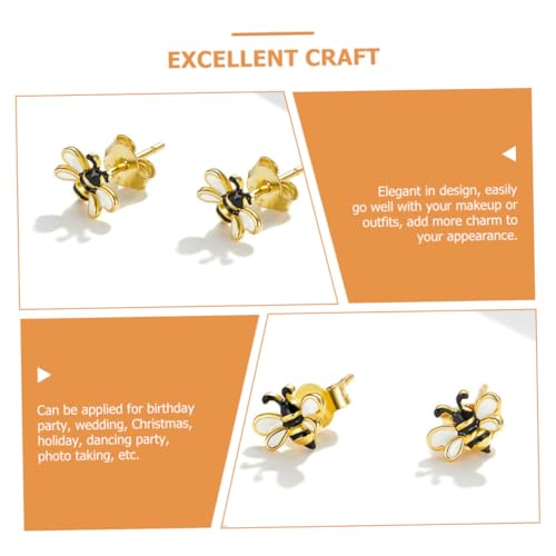 MUCKLILY Sterling Silber Bienen Ohrstecker Damen Mädchen Modische Bienenohrringe Schmuck Feine Handwerkskunst Vielseitig für Geburtstag Hochzeit Valentinstag Stilvoll und Elegant MUCKLILY Sterling Silber Bienen Ohrstecker Damen Mädchen Modische Bienenohrringe Schmuck Feine Handwerkskunst Vielseitig für Geburtstag Hochzeit Valentinstag Stilvoll und Elegant von MUCKLILY