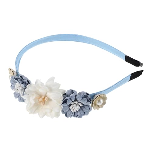 MUCKLILY Blumenkranz Haarband Für Junge Mädchen Eleganter Haarschmuck Für Mädchen Für Hochzeiten Partys Und Fotoshootings Komfortabel Und Modisch Perfektes Accessoire Für Kleine von MUCKLILY