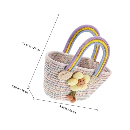MUCKLILY Strapazierfähige Umhängetasche Damen Handtasche Bunt Gewebt Vielseitig Tragbar Schultertasche Robust Langlebig Modisch für Alltag und Sommer von MUCKLILY