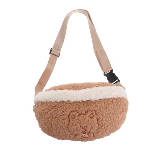 MUCKLILY Süße Bauchtasche Damen mit Bärenmotiv Langlebige Hüfttasche aus Robustem Material Verstellbarer Gurt für Reisen Shopping Schule und Alltag Kompakte Gürteltasche für Handy und von MUCKLILY