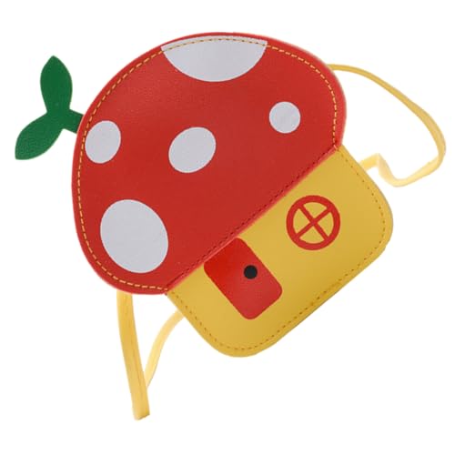 MUCKLILY Süße Pilz Geldbörse für Mädchen Umhängetasche Sicherem Material Leicht und Tragbar für Reisen und Täglichen Gebrauch von MUCKLILY