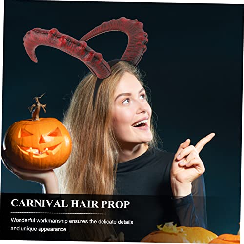 MUCKLILY Teufelshorn Stirnband Karneval Kostüm Hörner Cosplay Halloween Party Kopfschmuck für Damen Herren von MUCKLILY