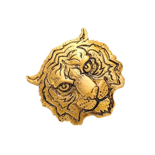 MUCKLILY Tiger Brosche Clip Herren Anstecker Kragen Haken Für Anzug Revers Gebrauch Bei Bankett Hochzeit Geschäft von MUCKLILY