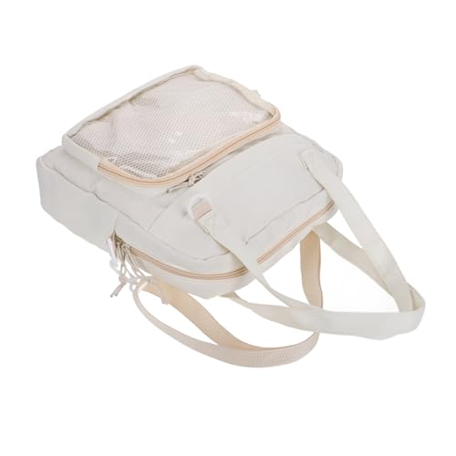 MUCKLILY Transparente Leichte Japanische Umhängetasche Damen Verstellbarer Schulterriemen Stylische Soft Girl College Tote Bag Vielseitig für Alltag und Cosplay Modischer Japanischer von MUCKLILY