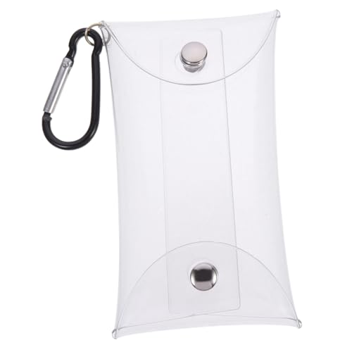 MUCKLILY Transparente Münzbörse für Frauen Praktische Aufbewahrung für Lippenstift Schlüssel Münzen Kopfhörer Reise Organizer für Schule Freizeit von MUCKLILY